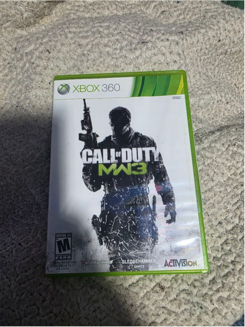 Activision Call of Duty MW3 Xbox 360 Video Game One Size Green Black